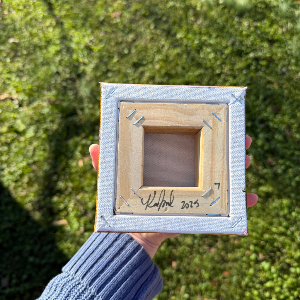 Soft Floral Original Painted Canvas #7