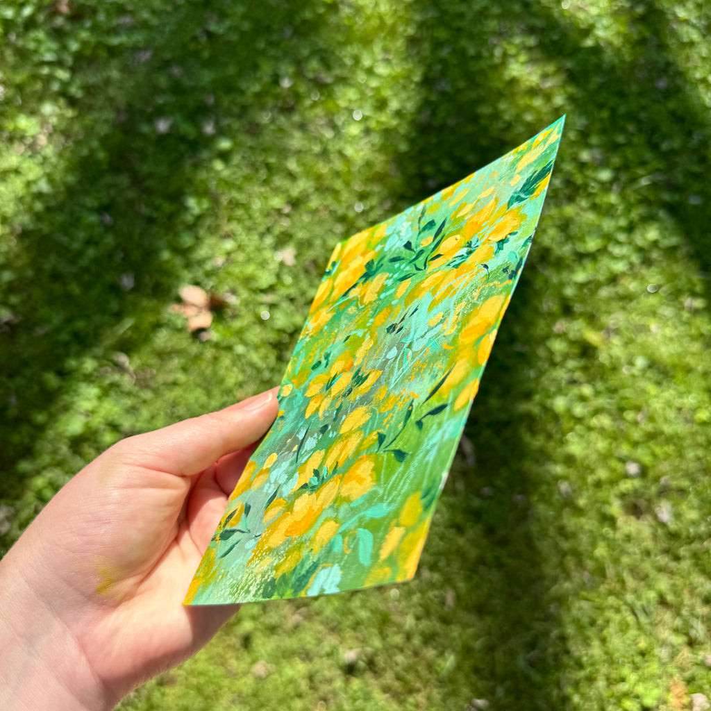 Original Citrus Florals Art Paper No. 6