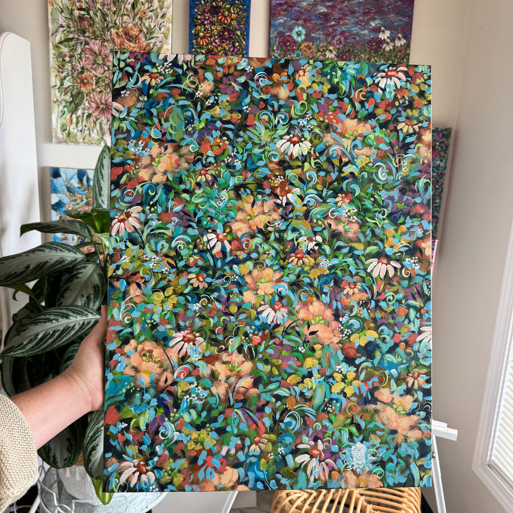 Floral Original Painted Canvas No. 23