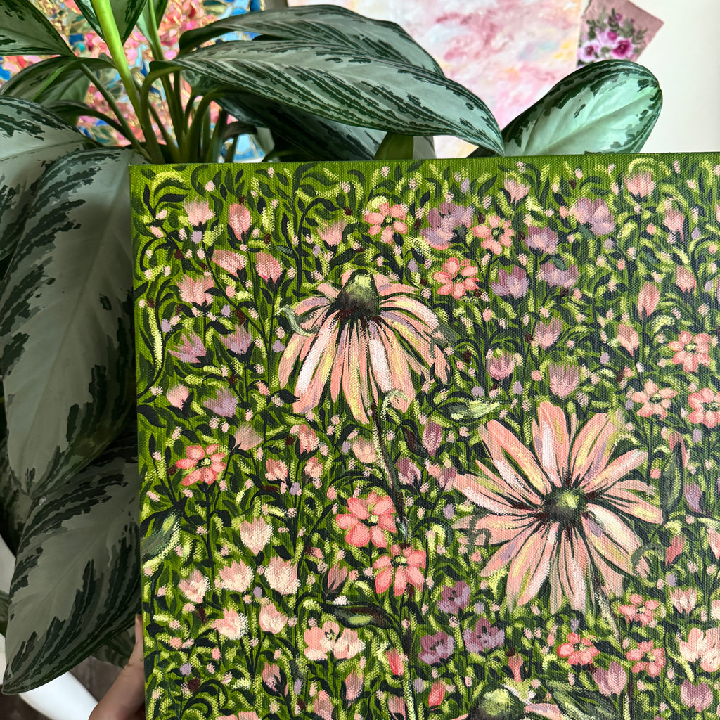 Floral Original Painted Canvas No. 22