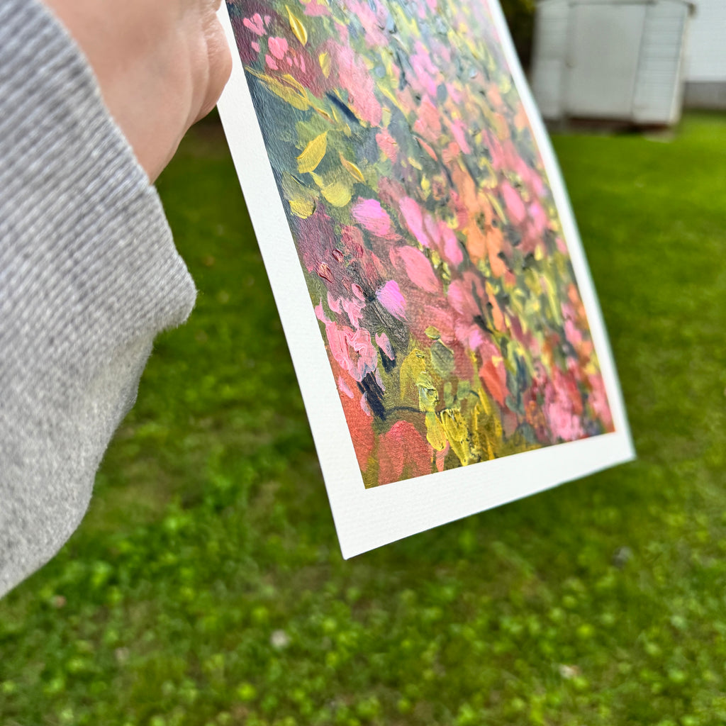 Original Ella’s Abstract Garden Art Paper No. 1