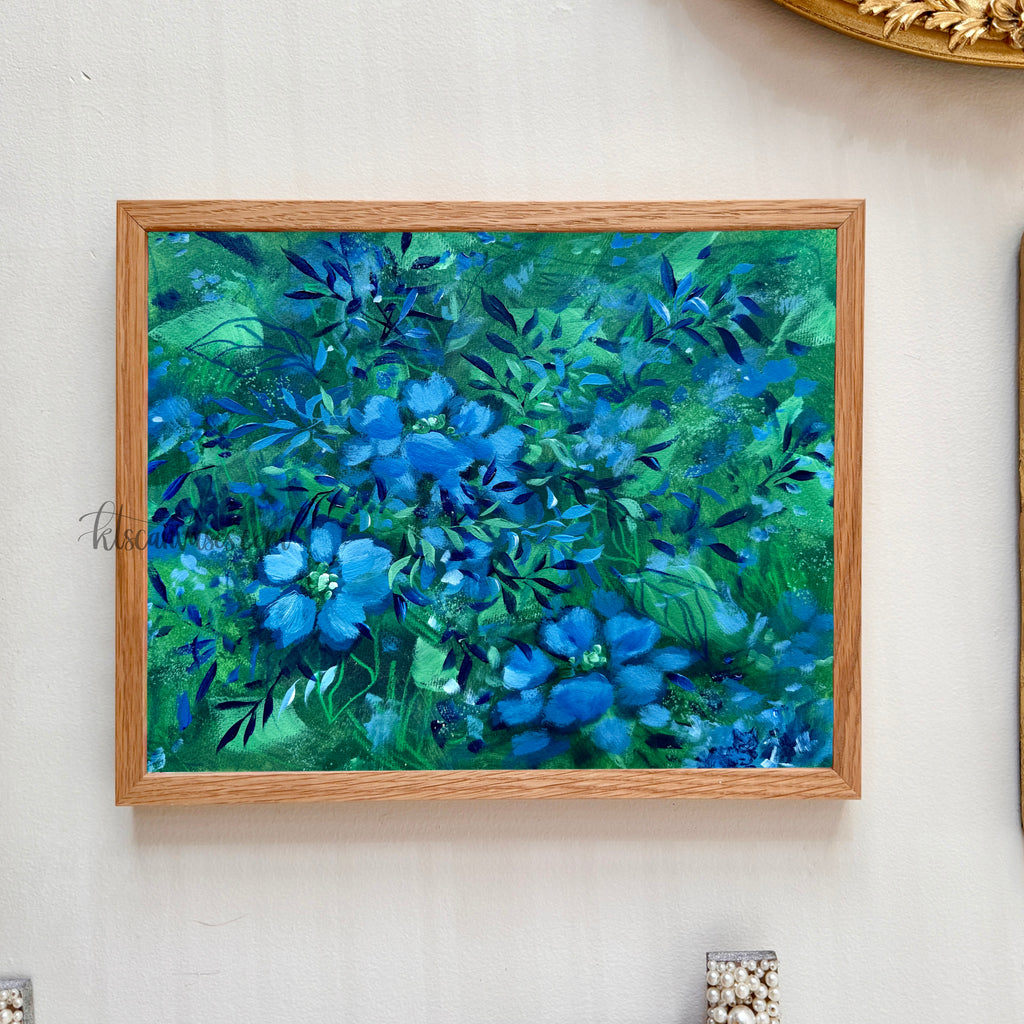 Ella’s Abstract Garden No. 19 Art Print