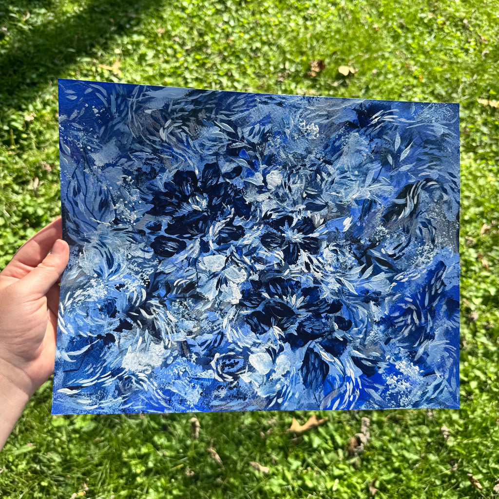 Original Ella’s Abstract Garden Art Paper No. 13