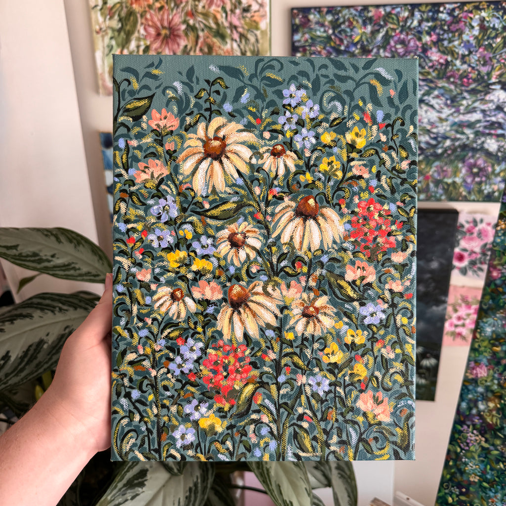 Floral Original Painted Canvas No. 22