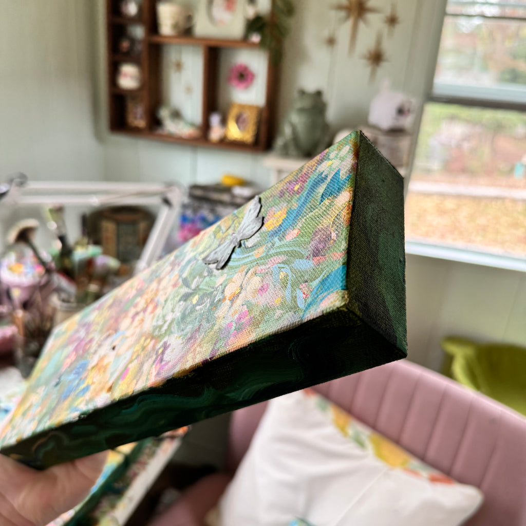 Butterfly Garden Original Painted Canvas #5
