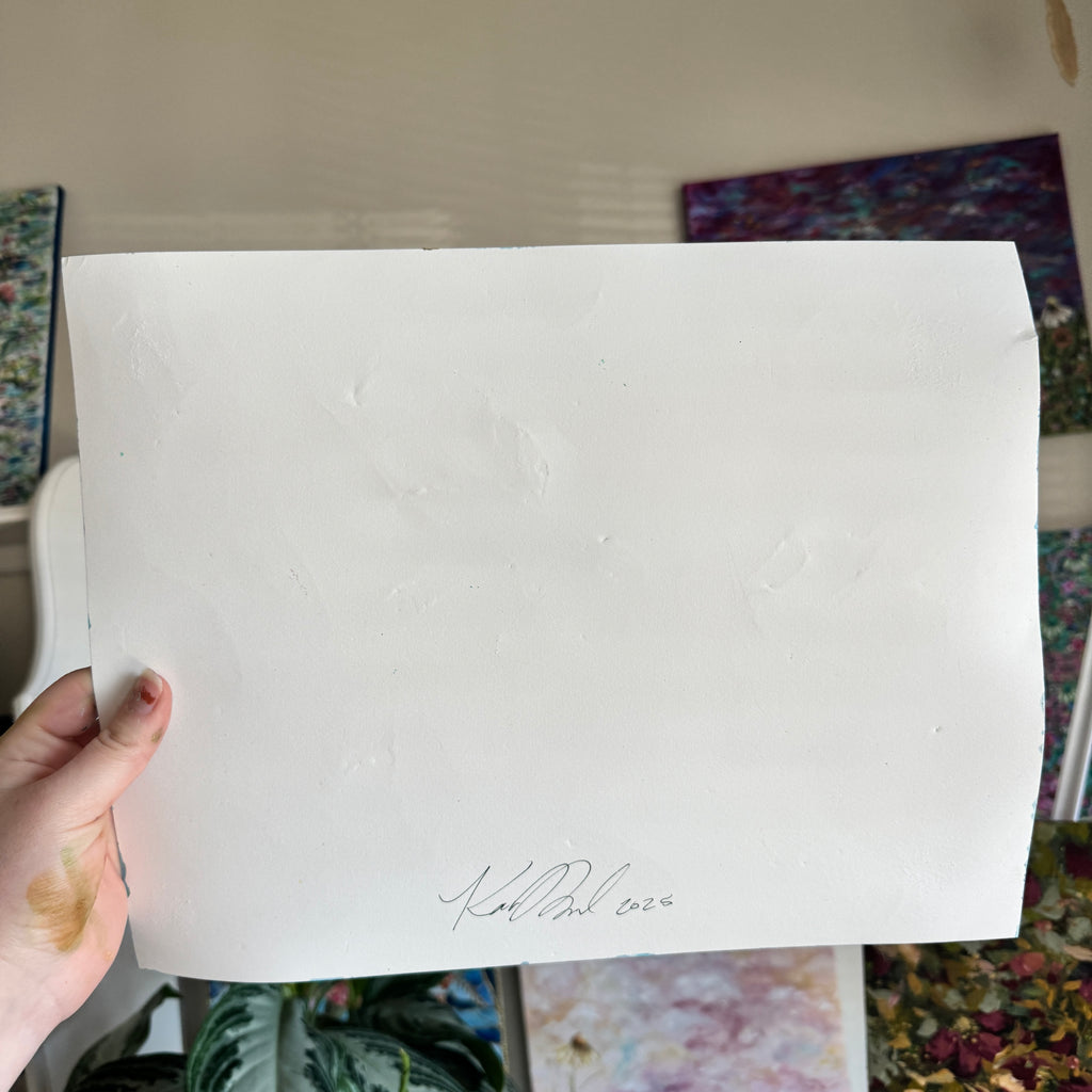 Original Ella’s Abstract Garden Art Paper