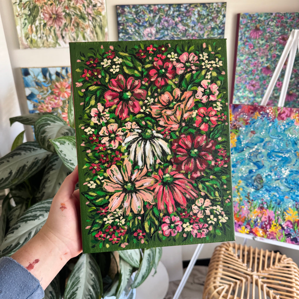 Floral Original Painted Canvas No. 29