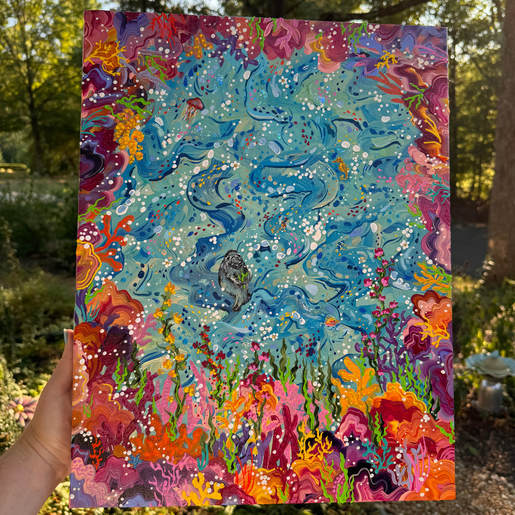 Floral Original Painted Canvas No. 20