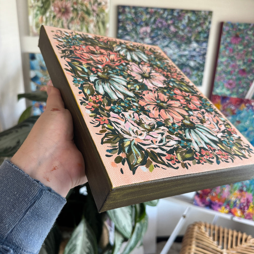 Floral Original Painted Canvas No. 28