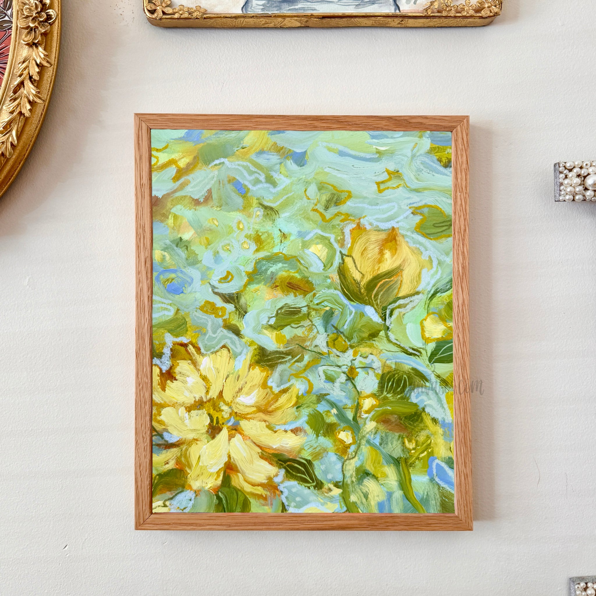 Ella's Abstract Garden No. 69 Art Print – KT's Canvases