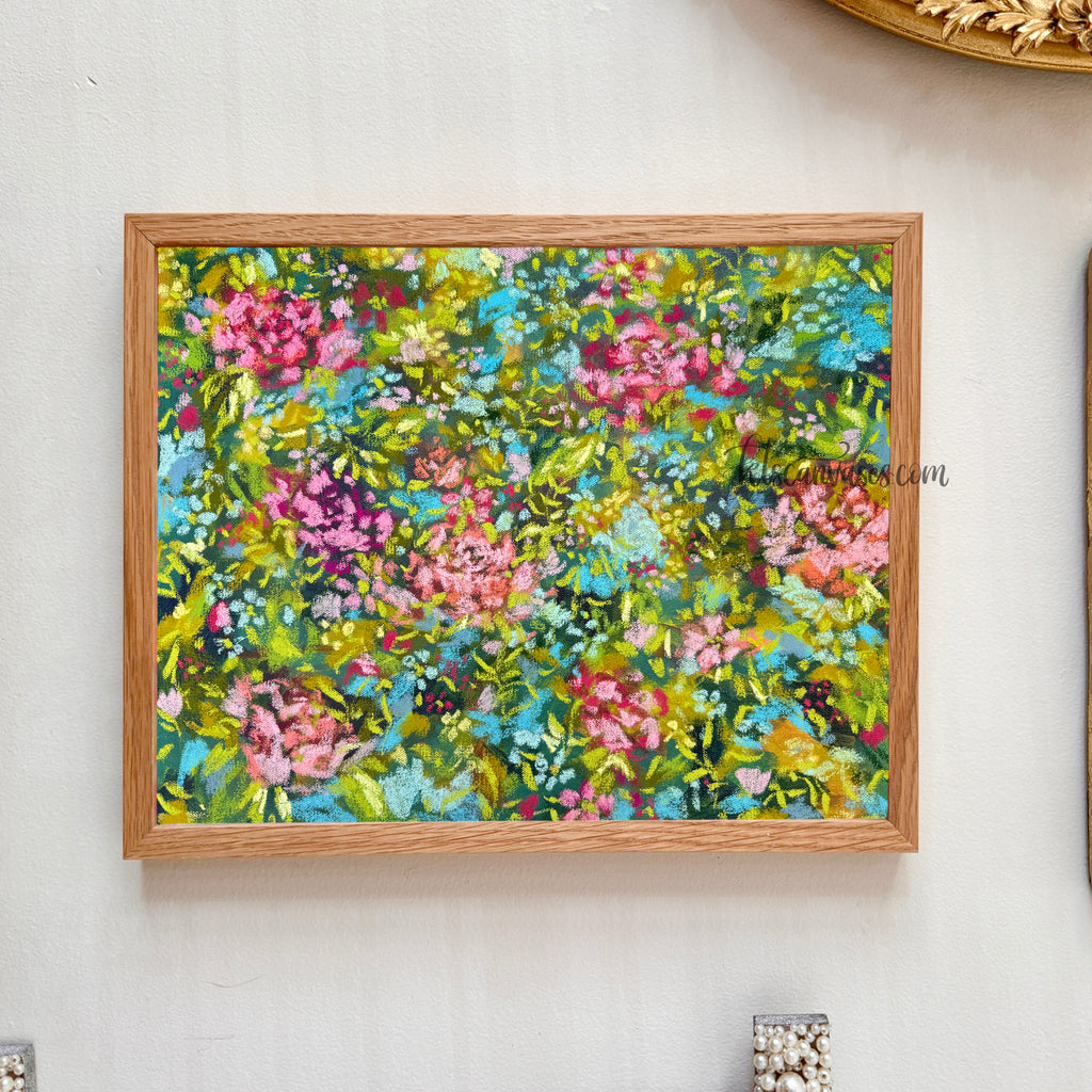 Ella’s Abstract Garden Art Print