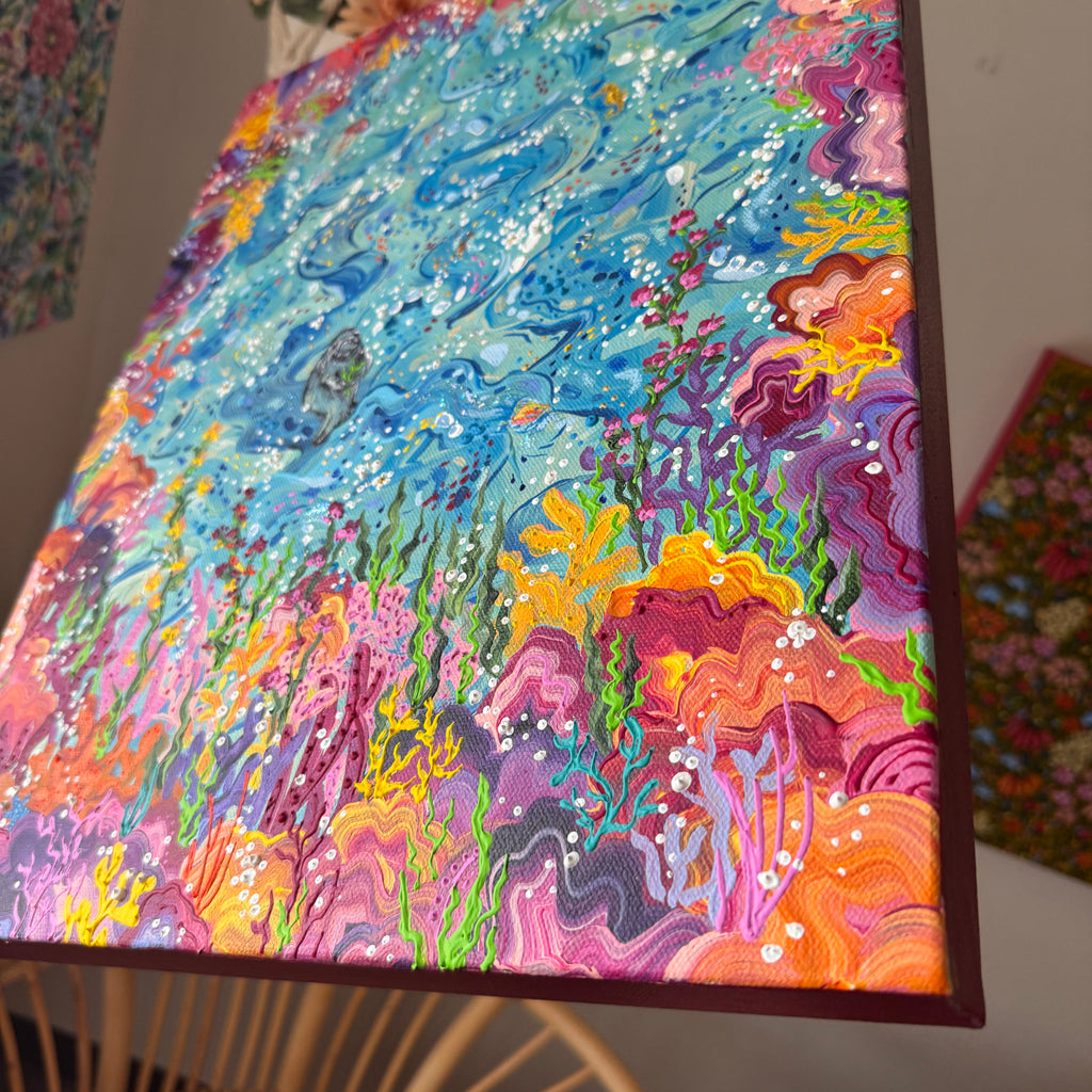 Floral Original Painted Canvas No. 20