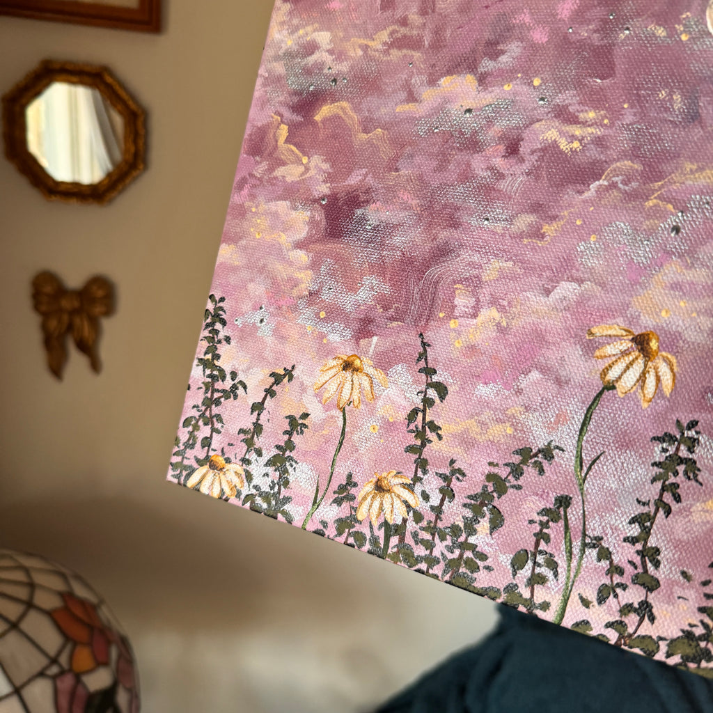 Floral Original Painted Canvas