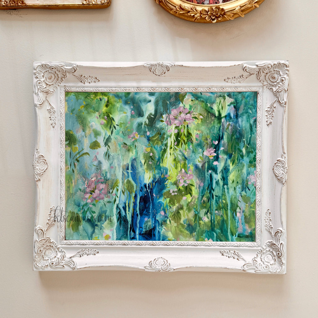 Ella in the Rainy Garden No. 3 Art Print