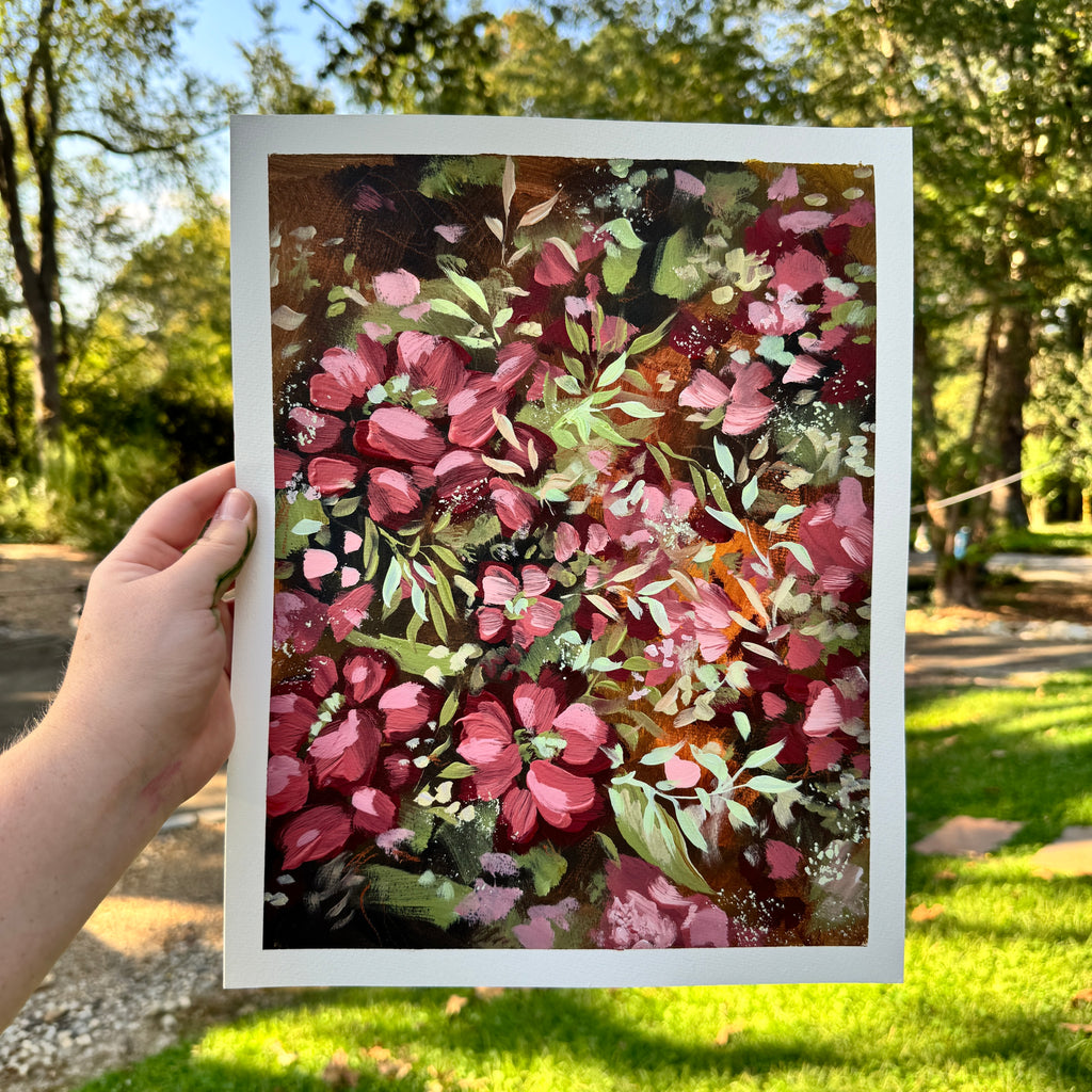 Original Ella’s Abstract Garden Art Paper No. 10