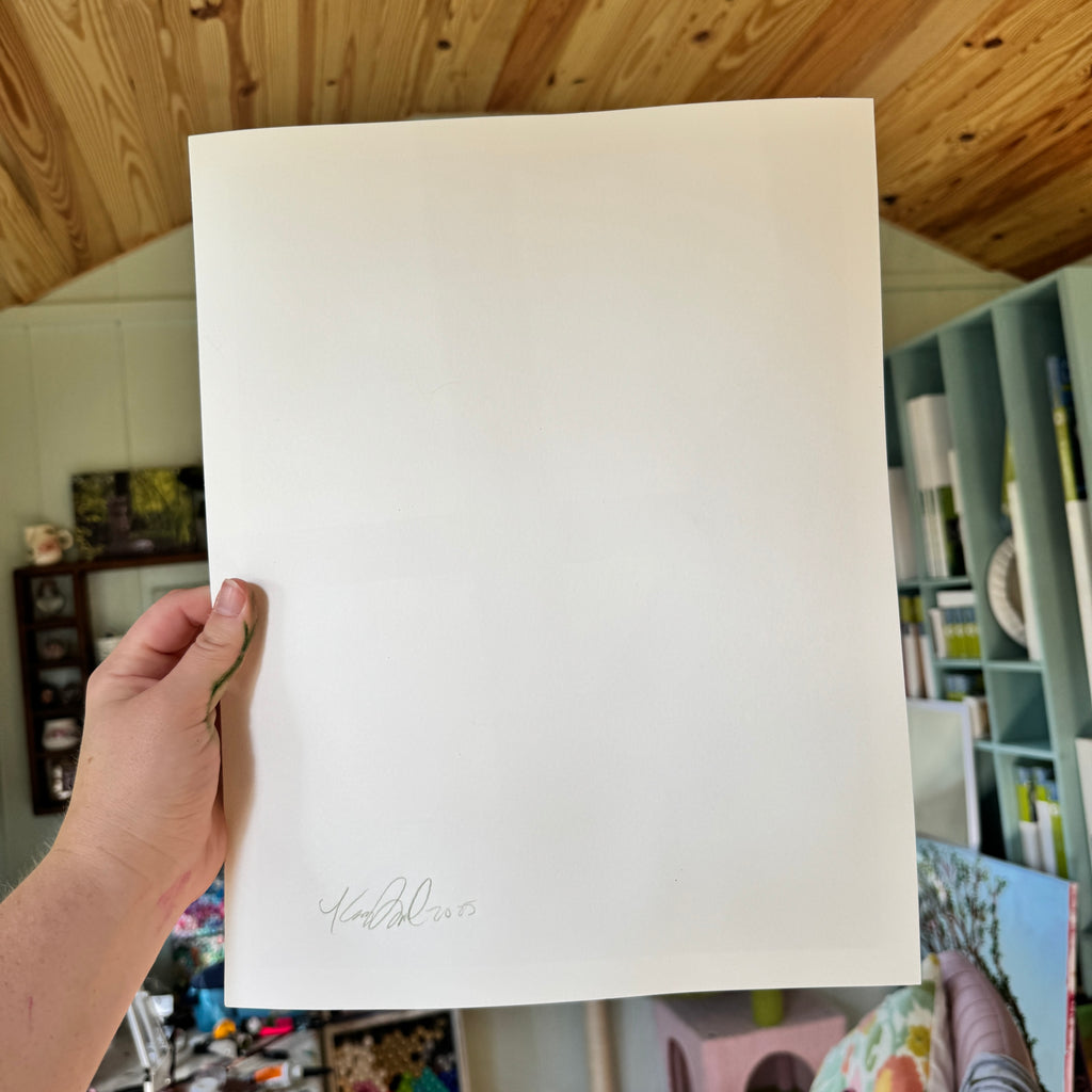 Original Ella’s Abstract Garden Art Paper No. 9