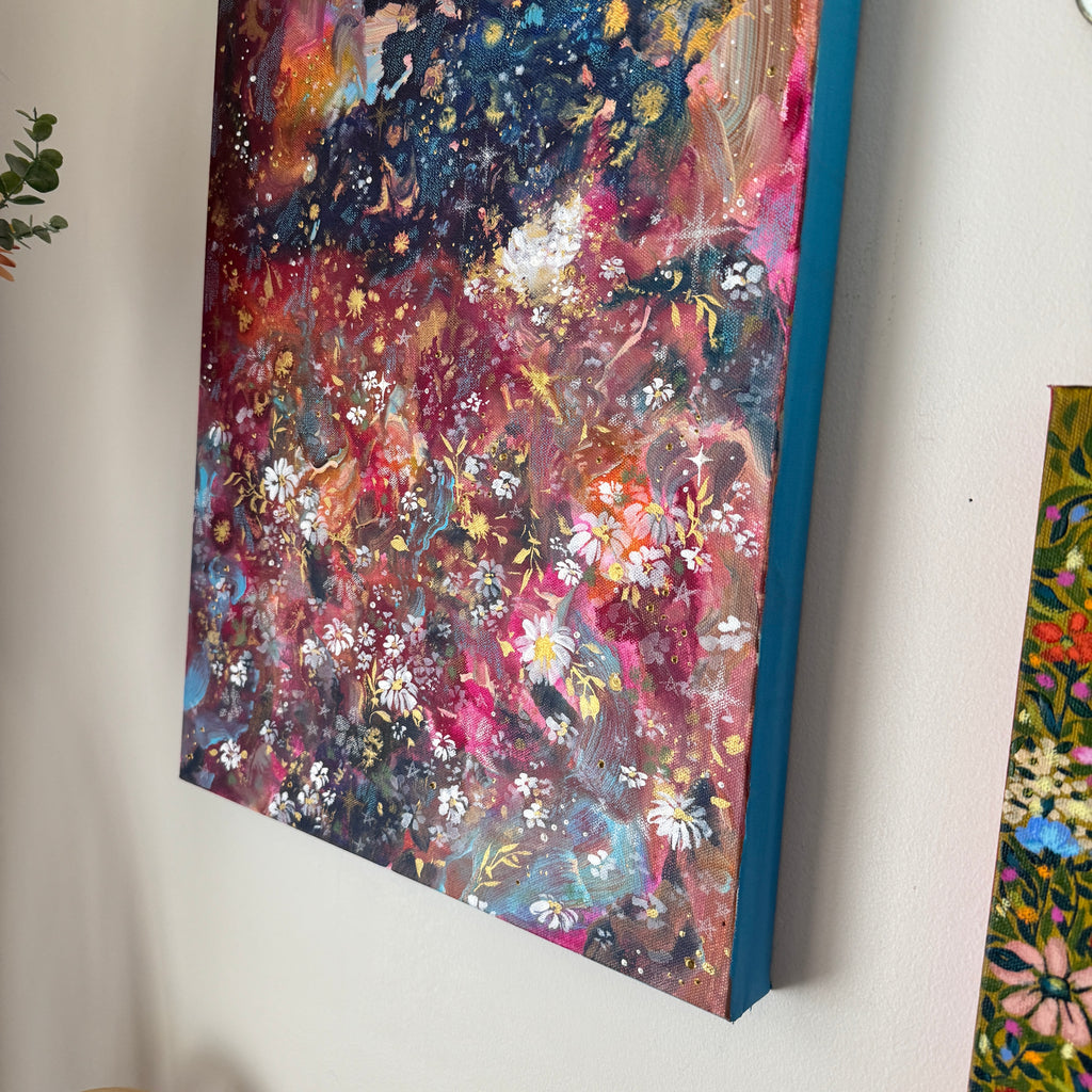 Floral Original Painted Canvas No. 25