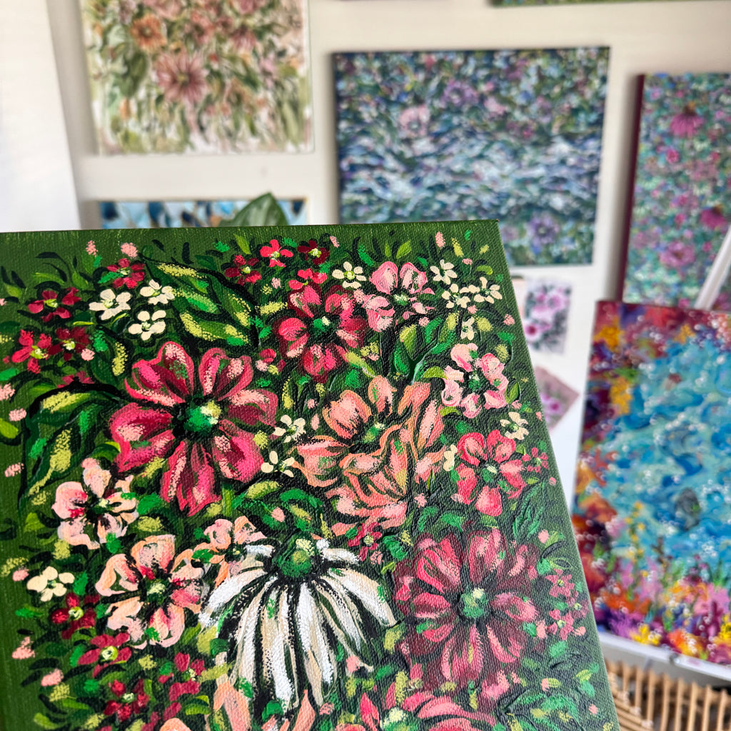 Floral Original Painted Canvas No. 29