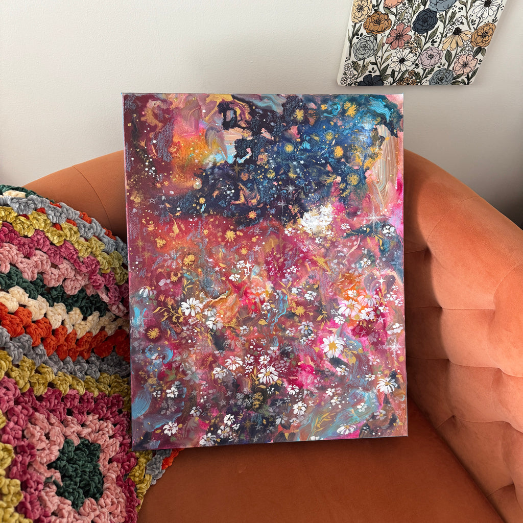 Floral Original Painted Canvas No. 25