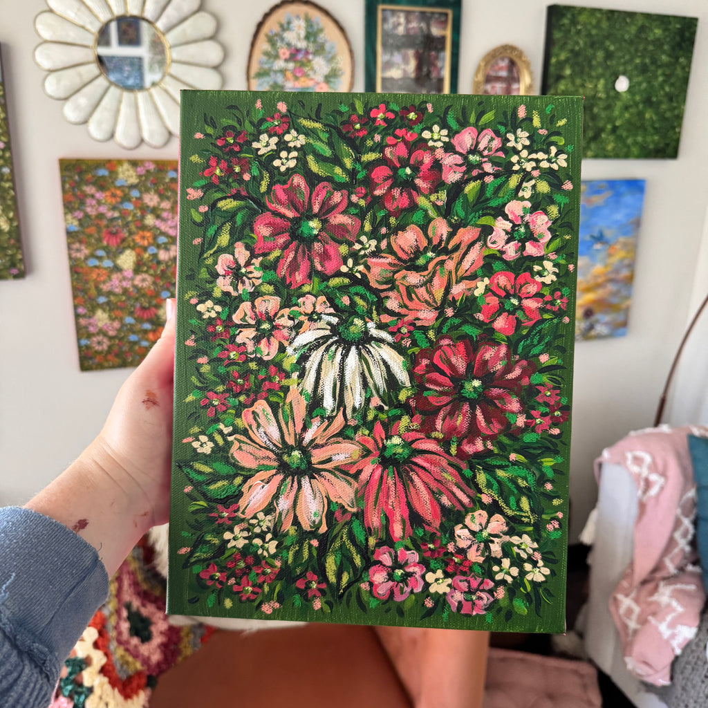 Floral Original Painted Canvas No. 29