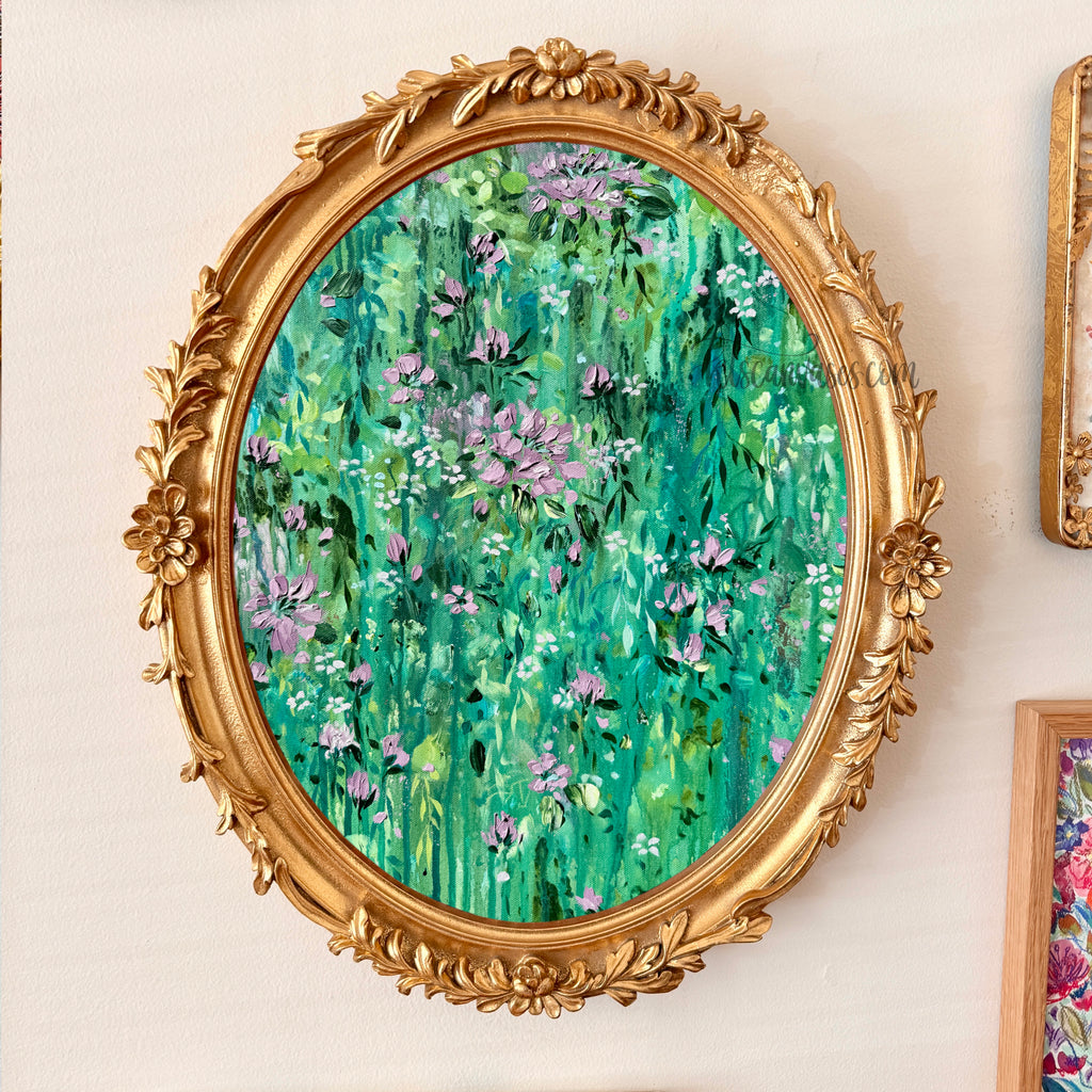 Ella in the Rainy Garden No. 5 Art Print