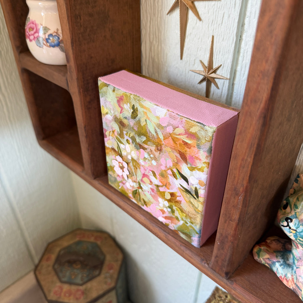 Soft Floral Original Painted Canvas #5