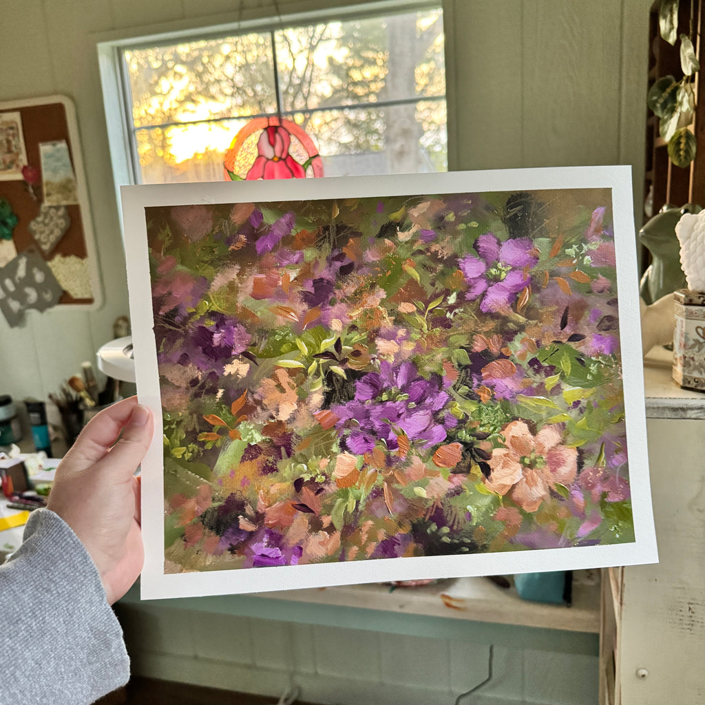Original Ella’s Abstract Garden Art Paper No. 3