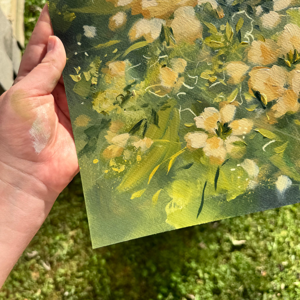 Original Ella’s Abstract Garden Art Paper No. 14