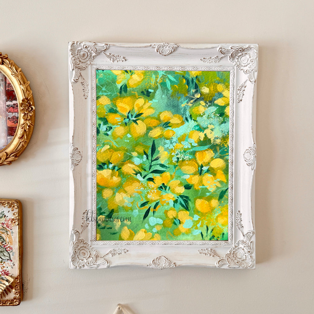 Ella’s Citrus Florals Art Print Set
