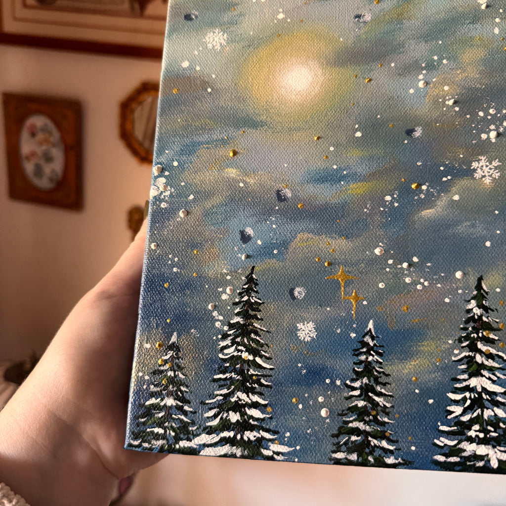 Winter Wonderland #2 Original Painted Canvas