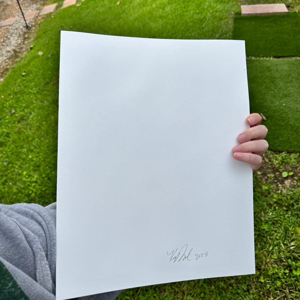 Original Ella’s Abstract Garden Art Paper No. 1