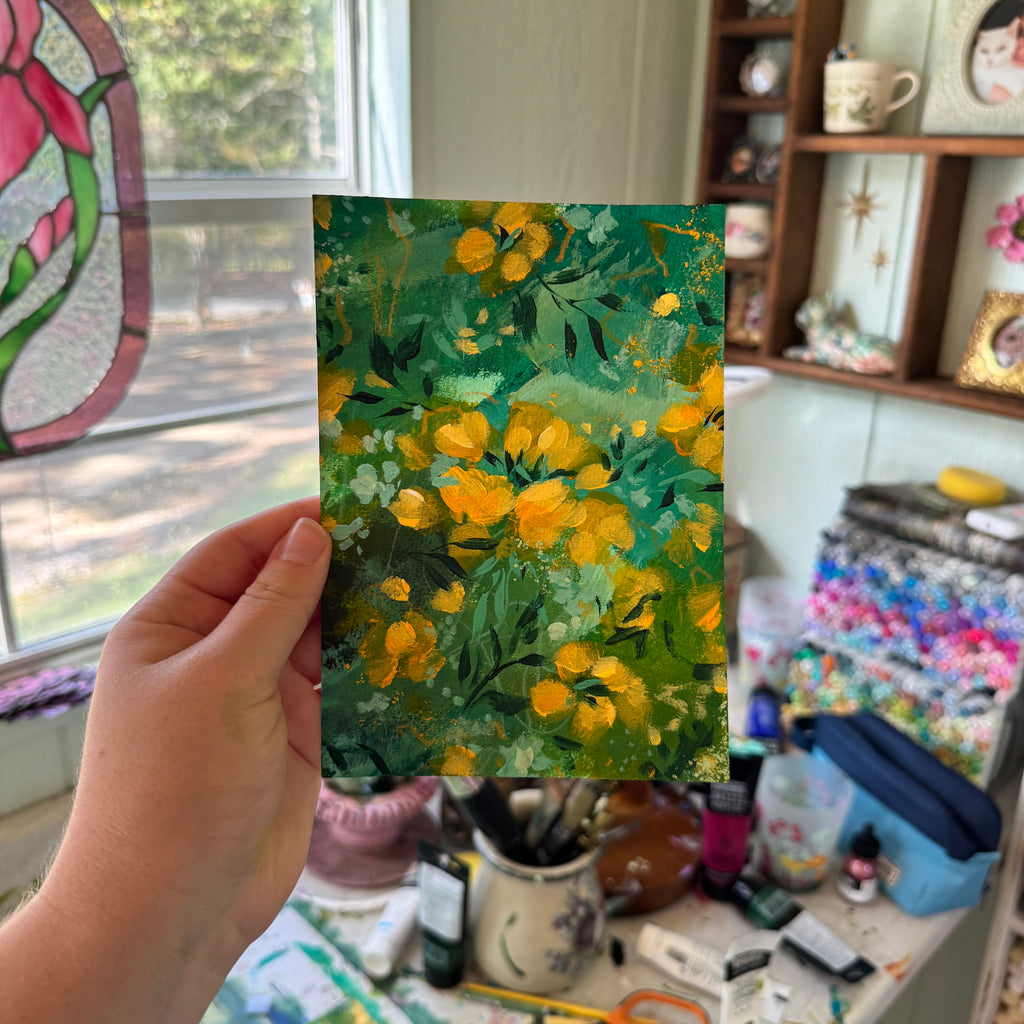 Original Citrus Florals Art Paper No. 4