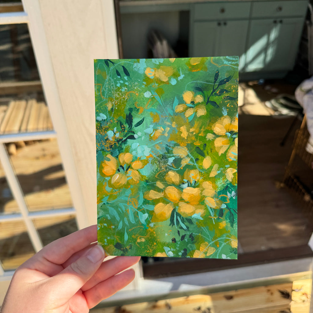 Original Citrus Florals Art Paper No. 1