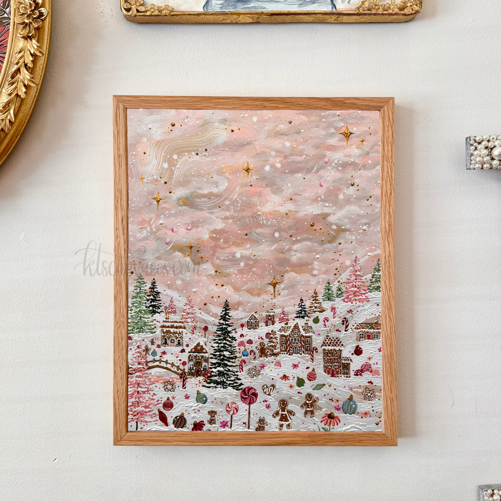 Gingerbread Forest Art Print