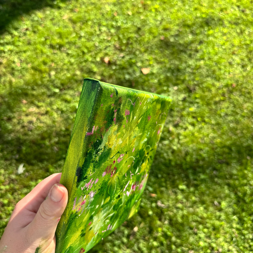 Overgrown Garden Original Painted Canvas #5