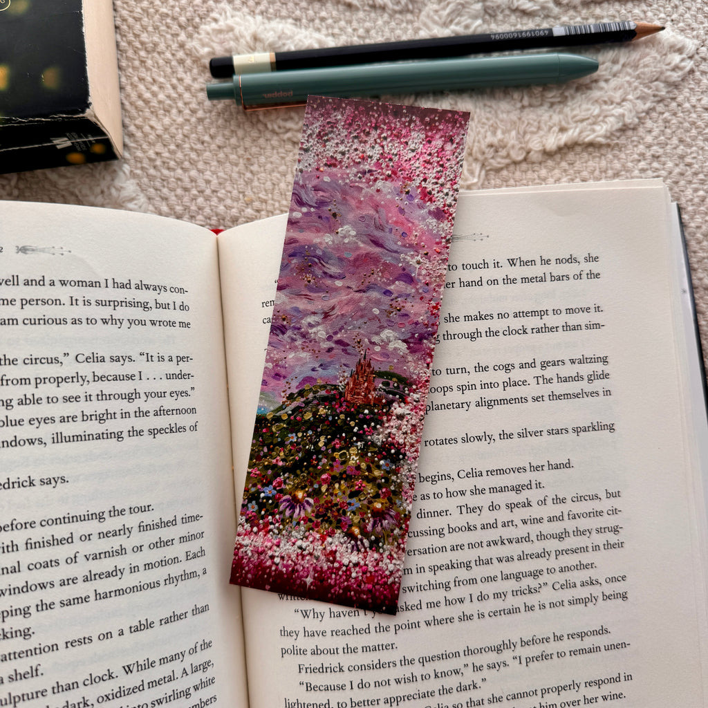 Floral Fairy Tale Double Sided Bookmark