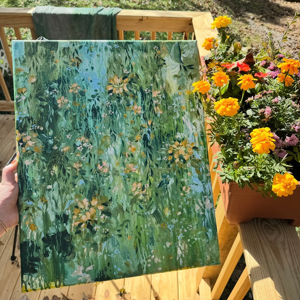 Floral Original Painted Canvas