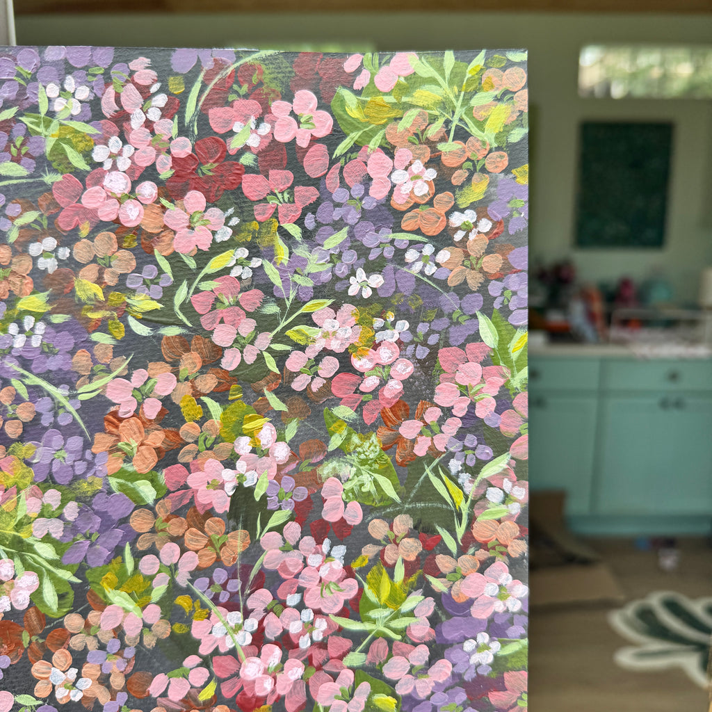 Original Ella’s Moody Abstract Garden Art Paper No. 2