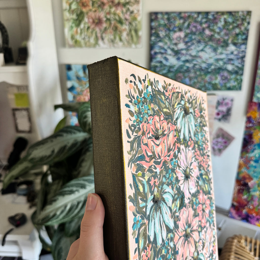 Floral Original Painted Canvas No. 28