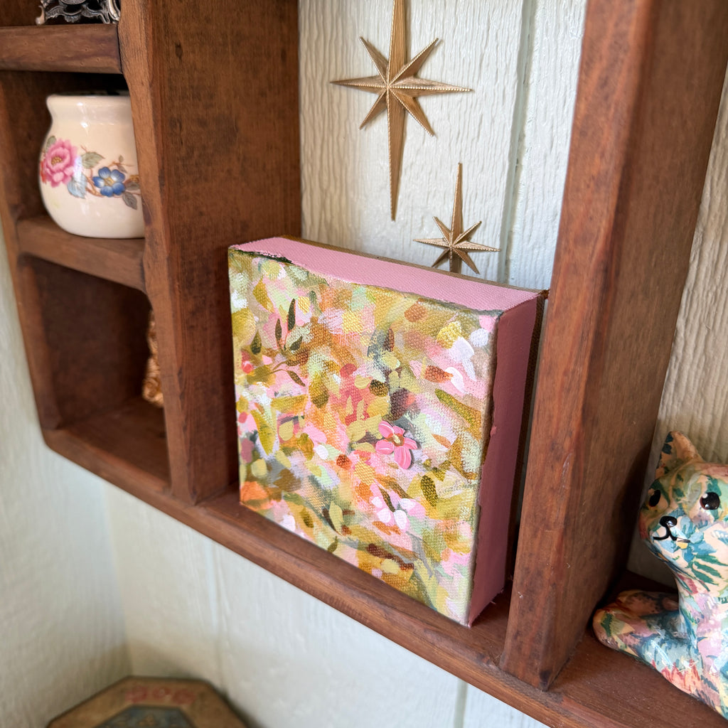 Soft Floral Original Painted Canvas #6