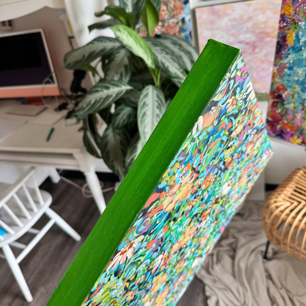 Floral Original Painted Canvas No. 23