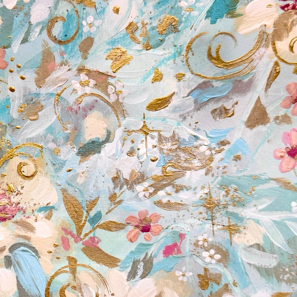 Ella’s Abstract Garden No. 33 Art Print