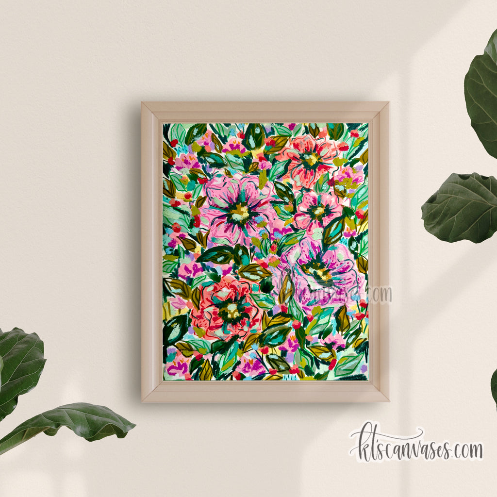 Abstract Garden No. 45 Art Print