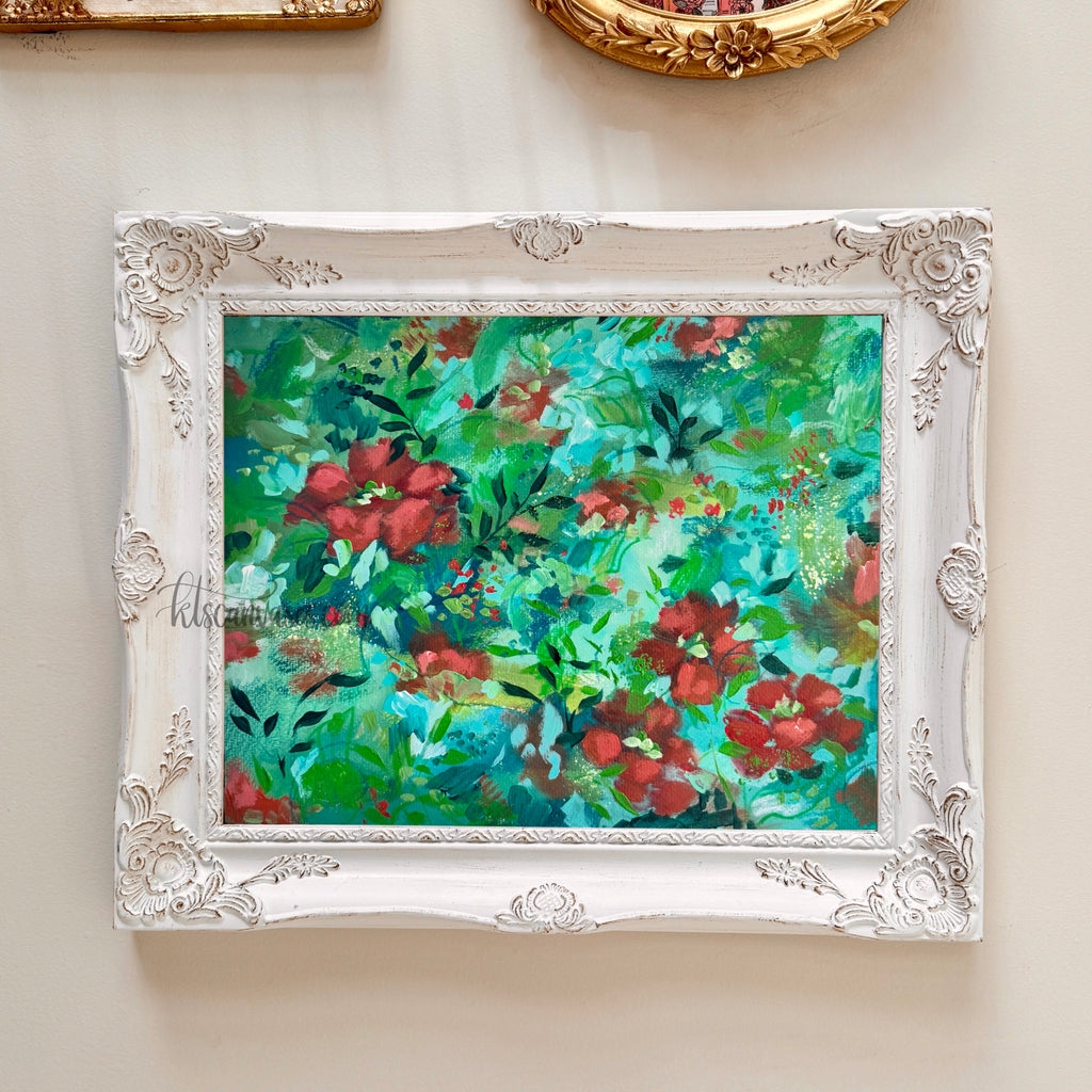 Ella’s Abstract Garden No. 3 Art Print