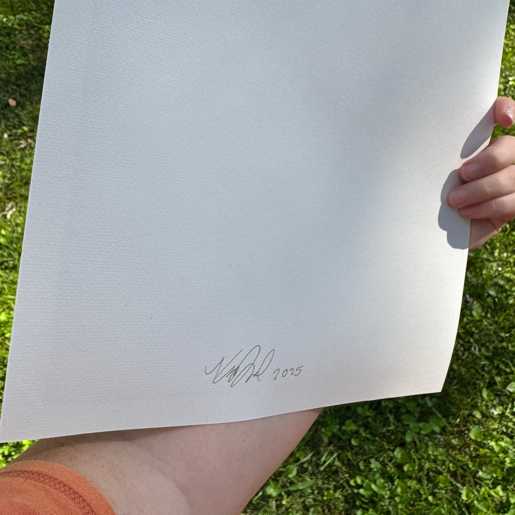 Original Ella’s Abstract Garden Art Paper No. 7