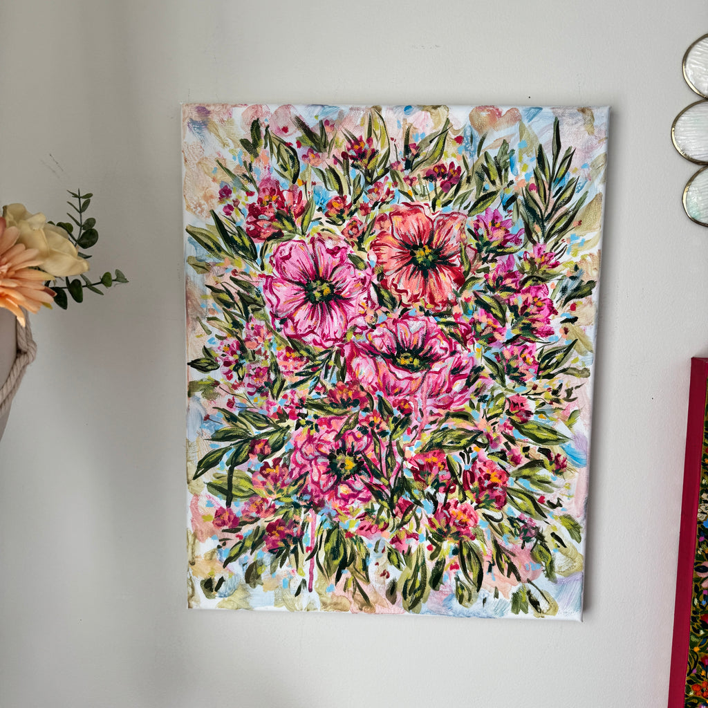 Floral Original Painted Canvas No. 21