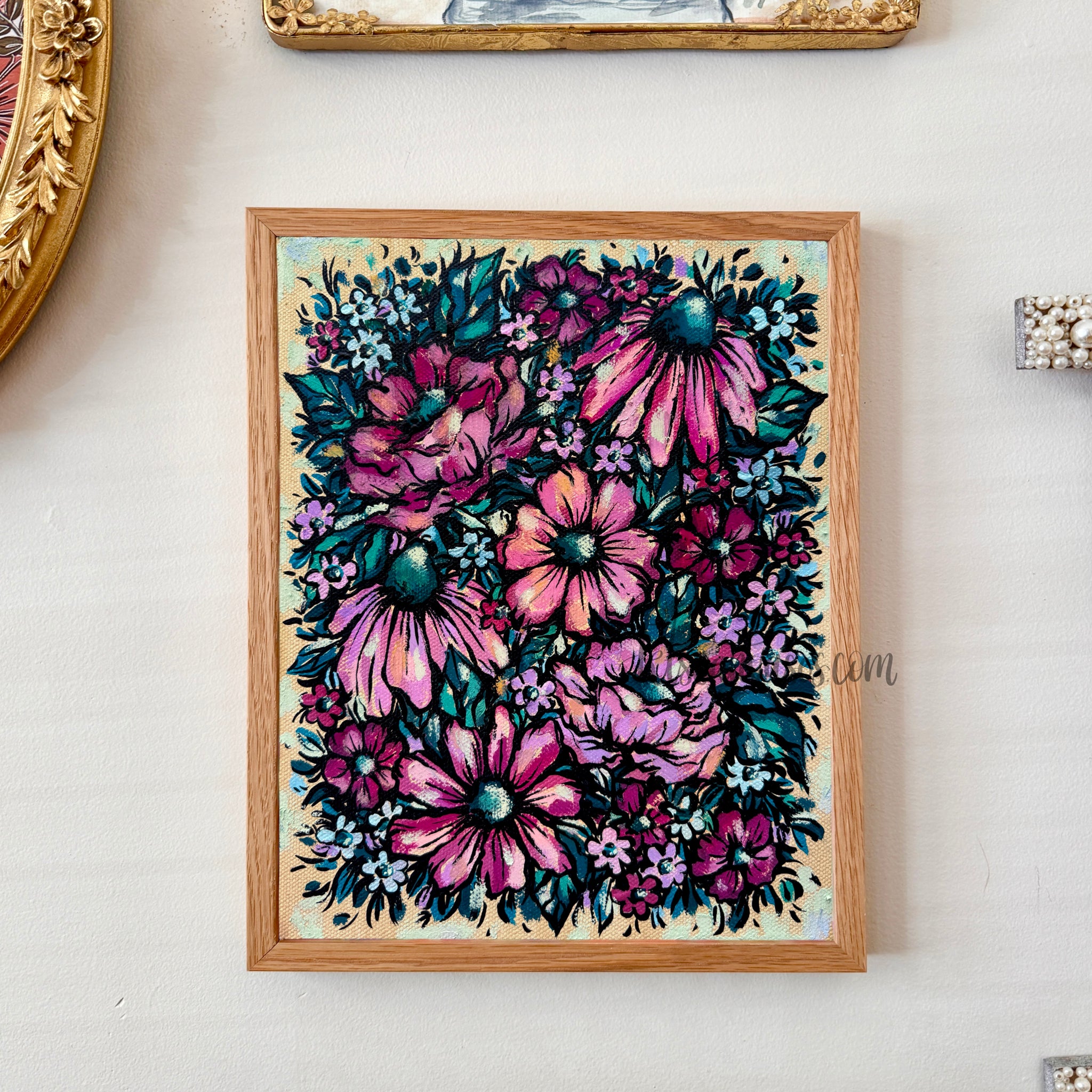 Abstract Bouquet No. 6 Art Print – KT's Canvases