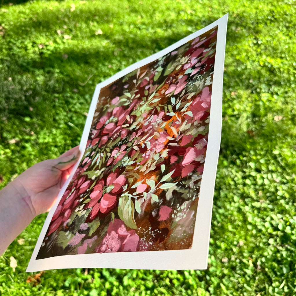 Original Ella’s Abstract Garden Art Paper No. 10
