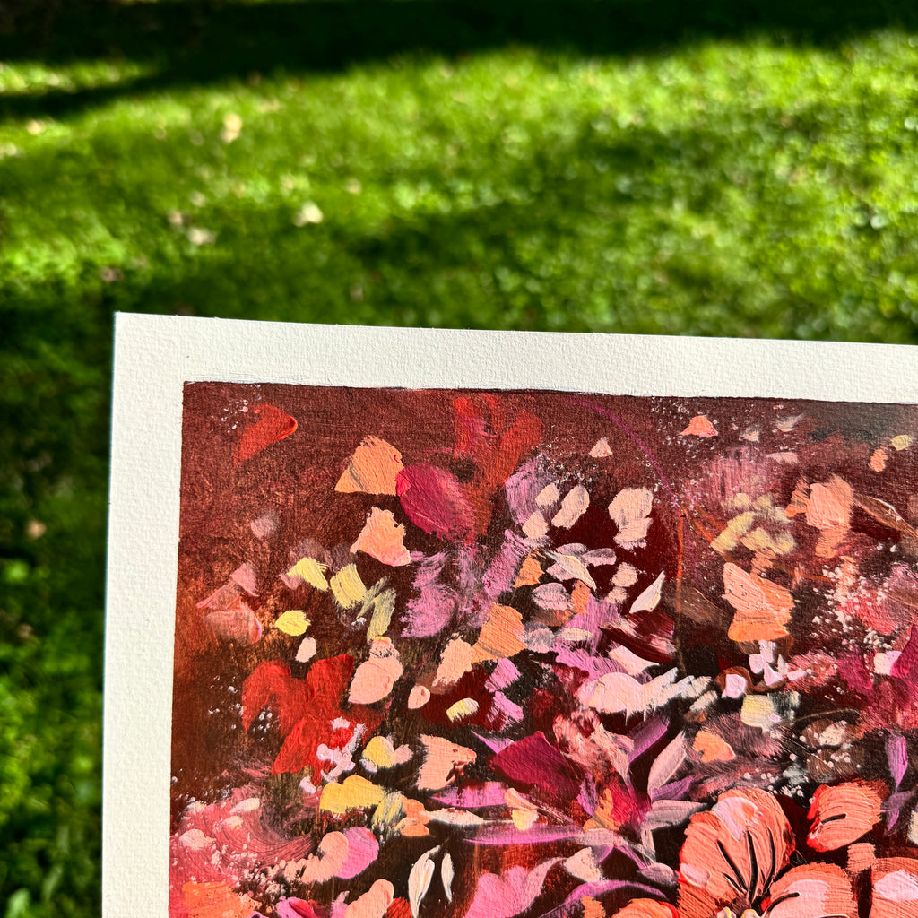 Original Ella’s Abstract Garden Art Paper No. 9