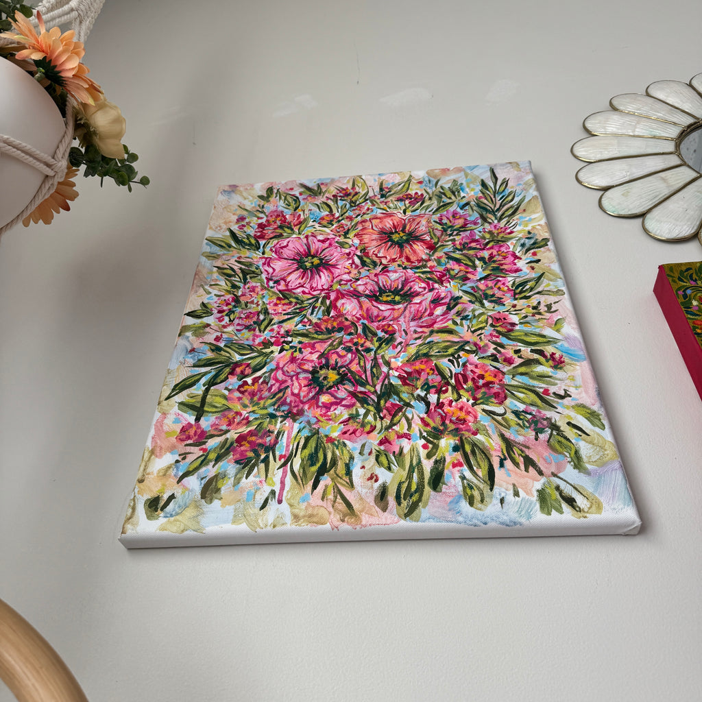Floral Original Painted Canvas No. 21